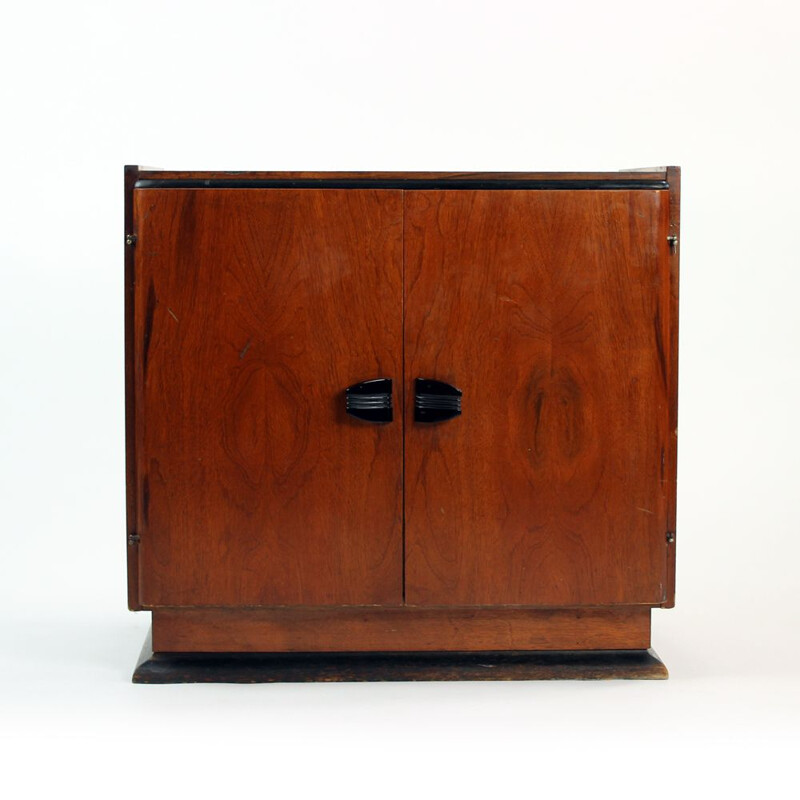 Vintage cabinet in mahogany veneer