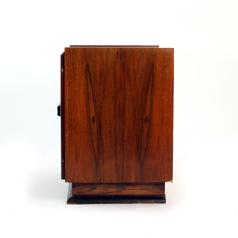 Vintage cabinet in mahogany veneer