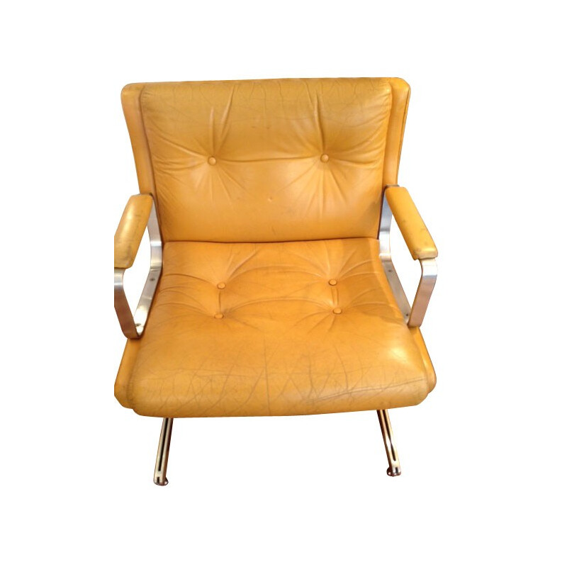 Vintage office armchair, Raphaël - 1970s