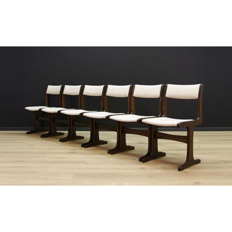 Set of 6 vintage chairs scandinavian design