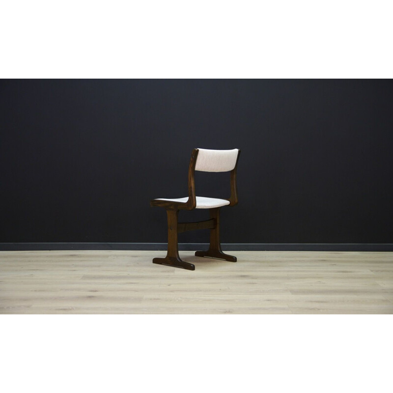 Suite de 6 chaises vintage design scandinave