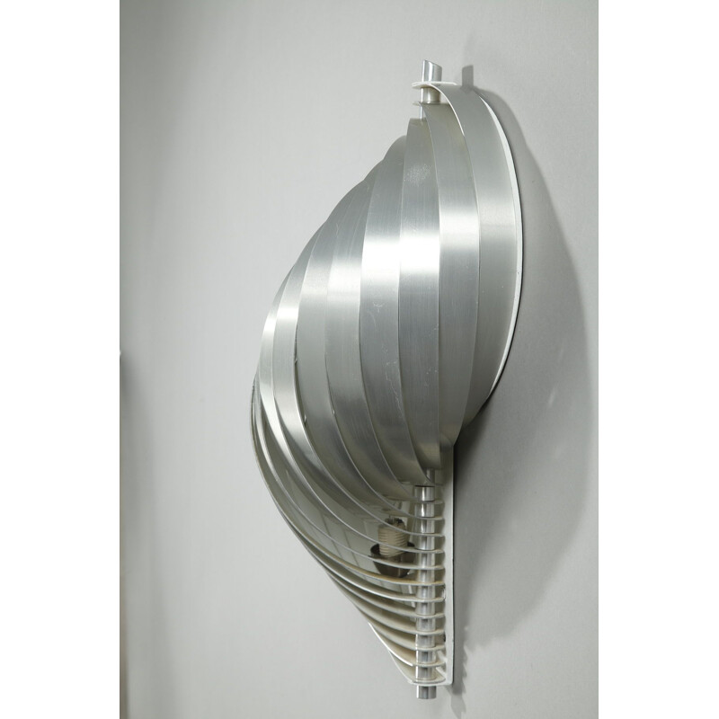 Set of 2 vintage wall lamp in metal by Henri Mathieu