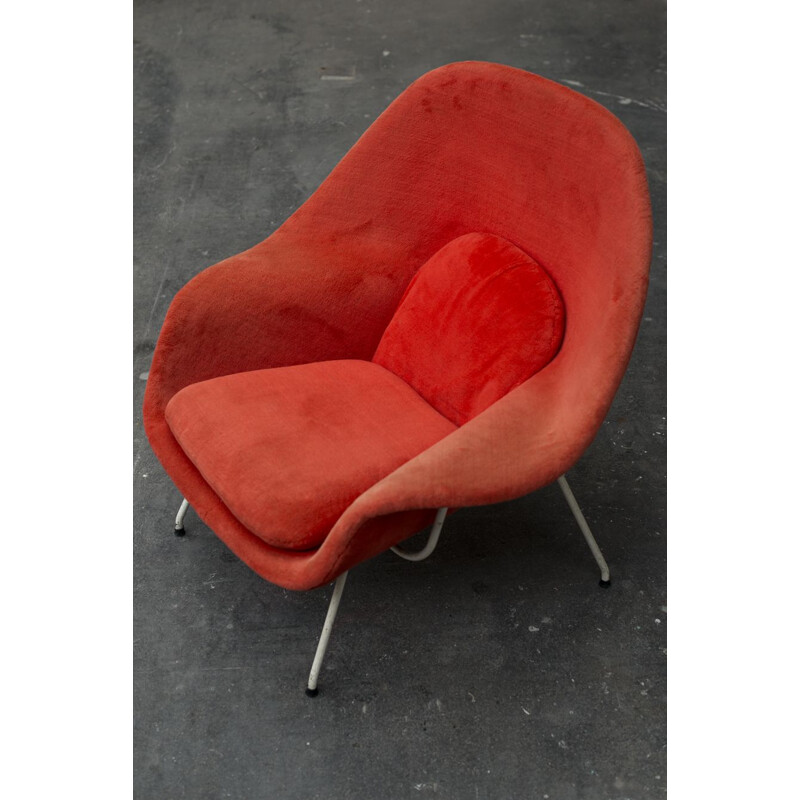 Fauteuil vintage Womb chair par knoll