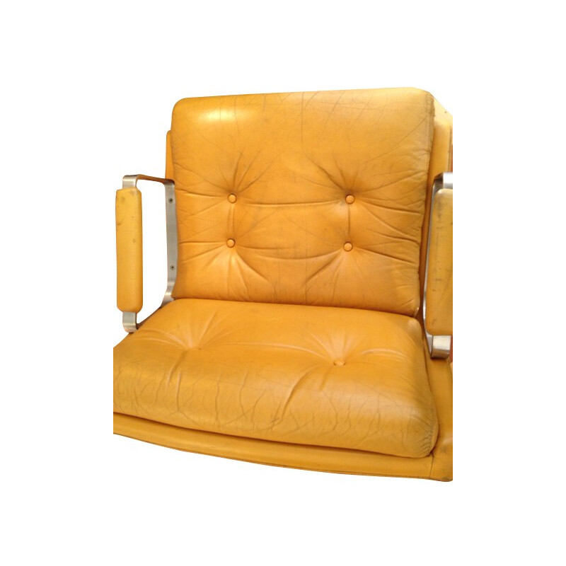 Vintage office armchair, Raphaël - 1970s