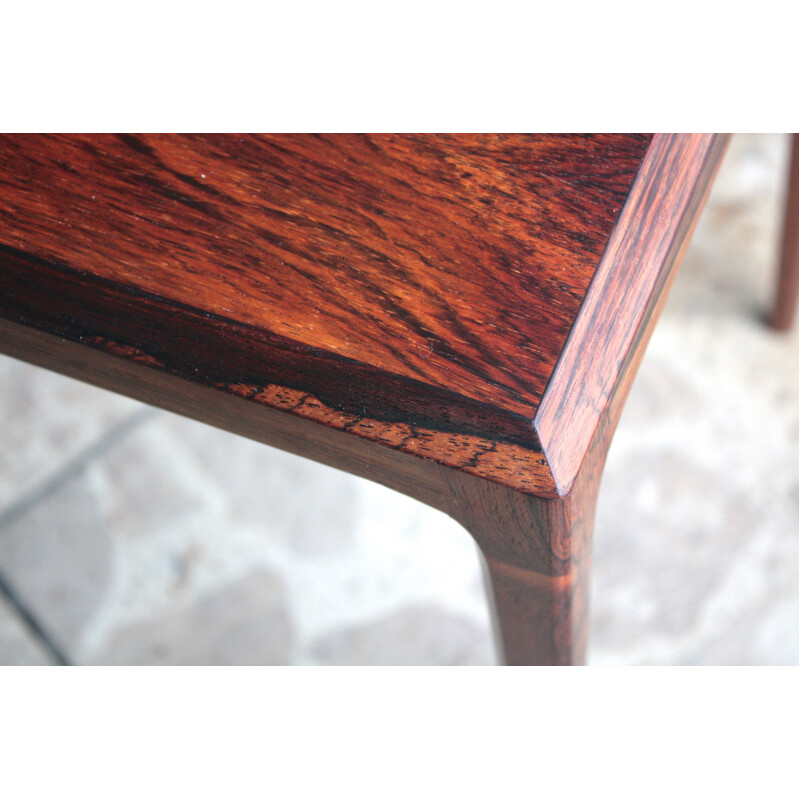 Pair of rosewood side tables, Johannes ANDERSEN - 1960 