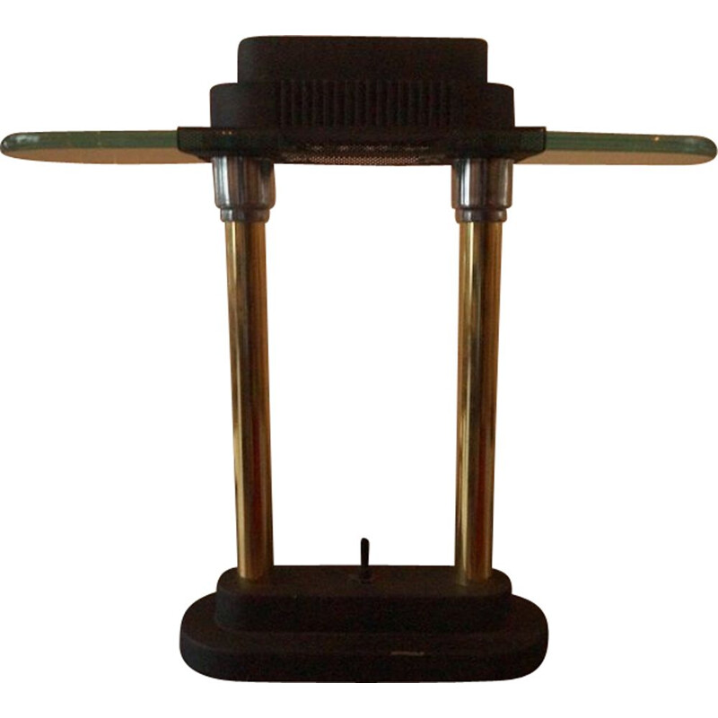 Vintage metal lamp by Robert Sonneman