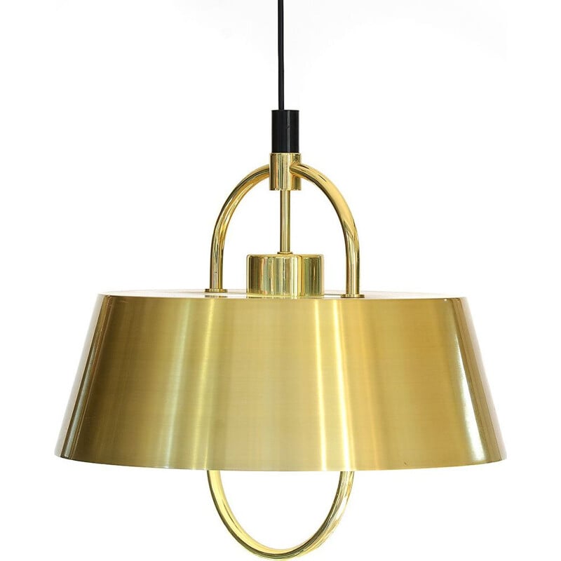 Brass pendant light by Jo Hammerborg