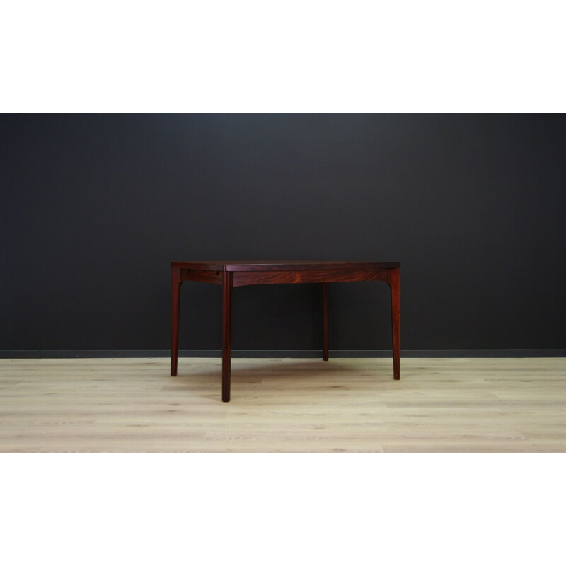Vintage danish rosewood table by H. Kjaernulf