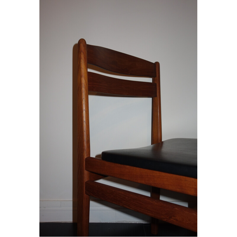 Suite de 6 chaises vintage scandinave par Boltinge Mobelfabrik