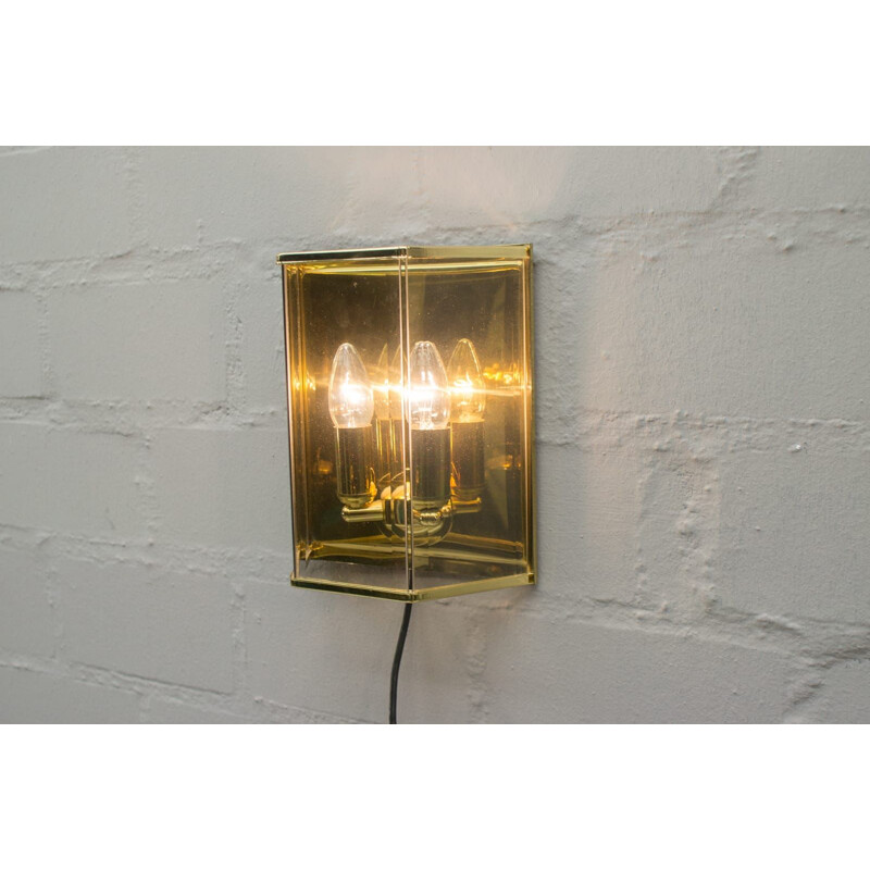 Pair of vintage gold sconces from hollywood regency