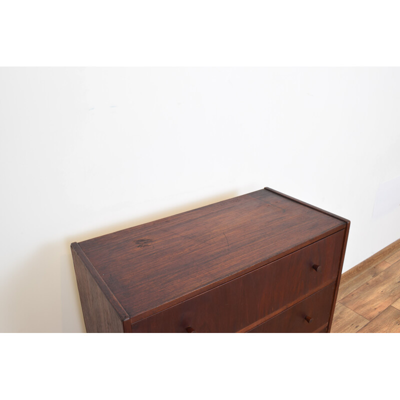Vintage scandinavian teak chest of drawers 1960