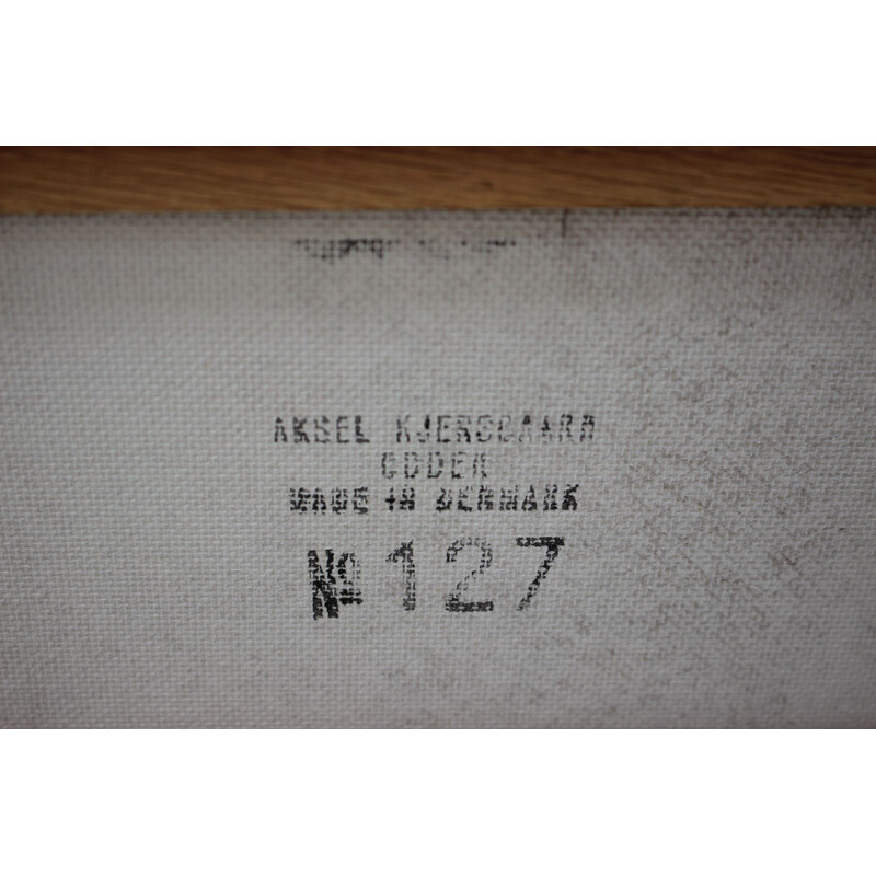 Ensemble de miroir vintage et tiroir en chêne pour Aksel Kjersgaard 1960