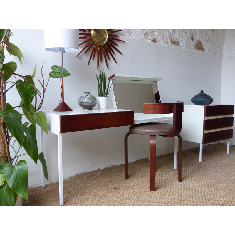 Vintage rosewood dressing table by Interlubke