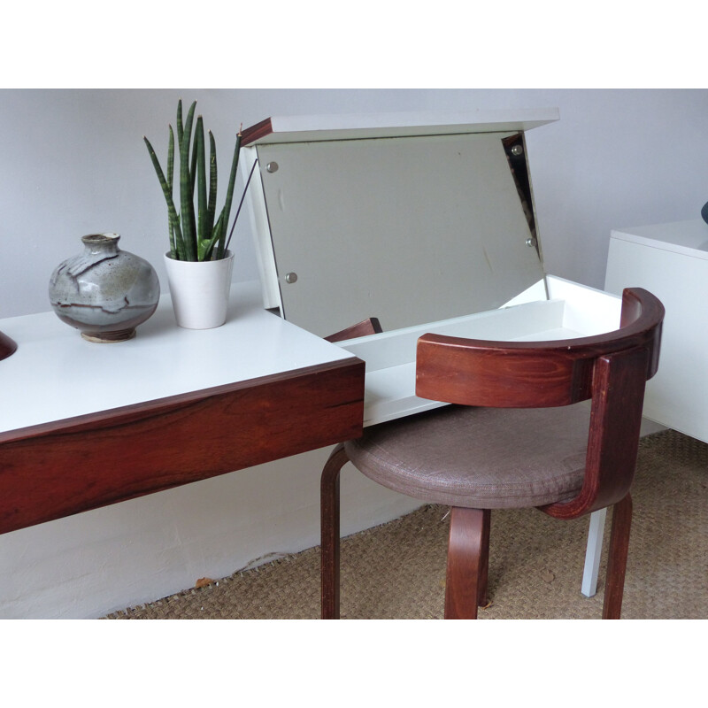 Vintage rosewood dressing table by Interlubke