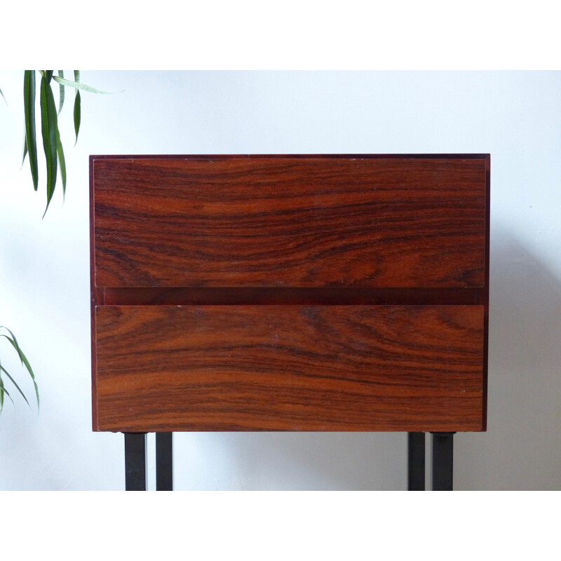 Scandinavian chest of drawers in Rio rosewood