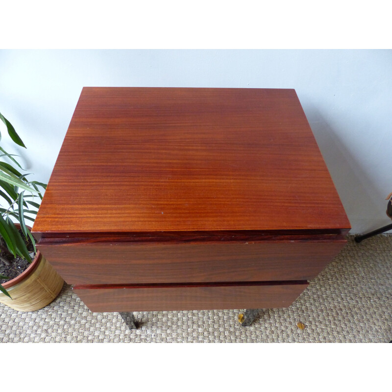 Scandinavian chest of drawers in Rio rosewood