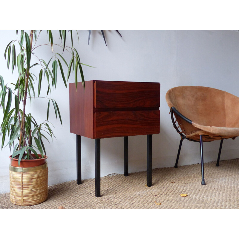 Scandinavian chest of drawers in Rio rosewood