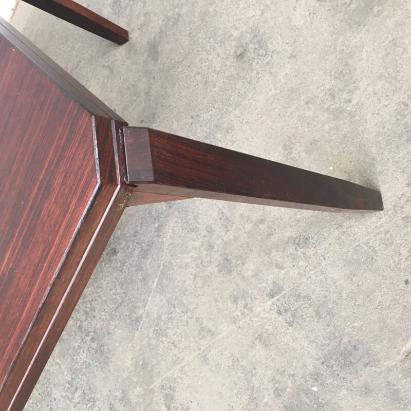 Italian side table in rosewood