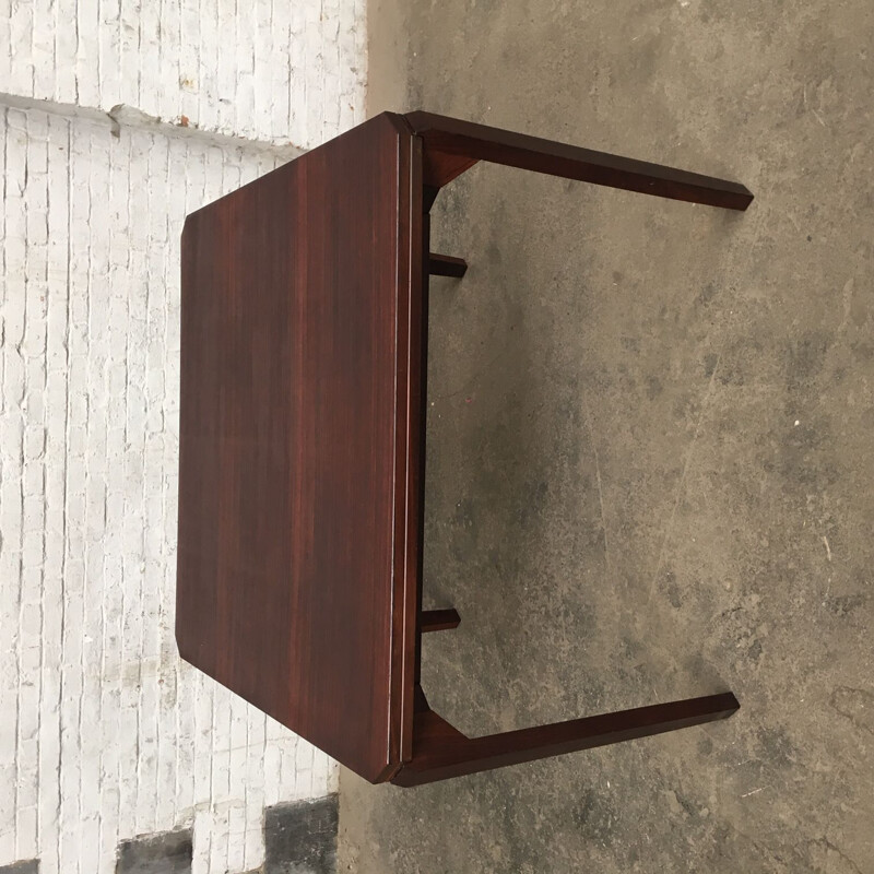 Italian side table in rosewood