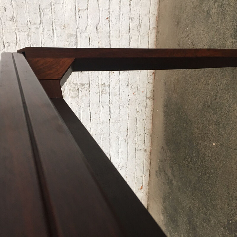 Italian side table in rosewood