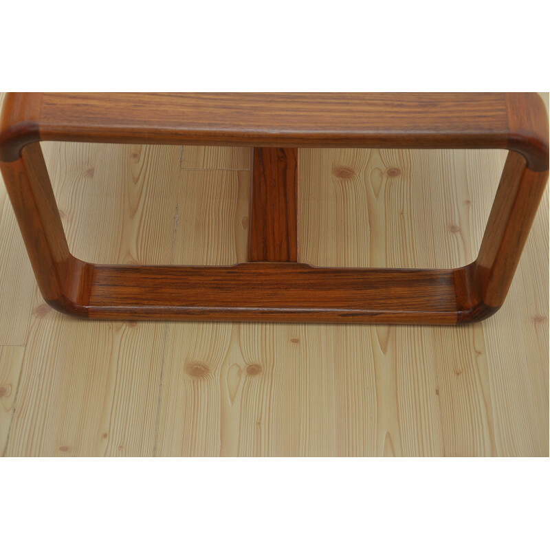 Vintage solid teak coffee table 1970