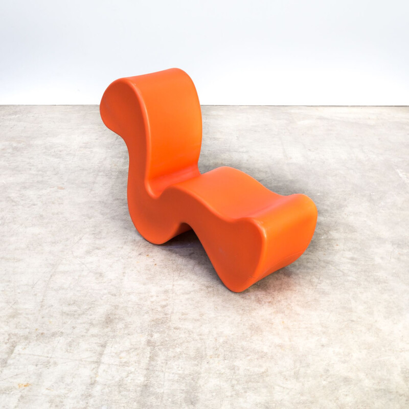 "Phantom chair" orange by Verner Panton for Innovation Randers 1990