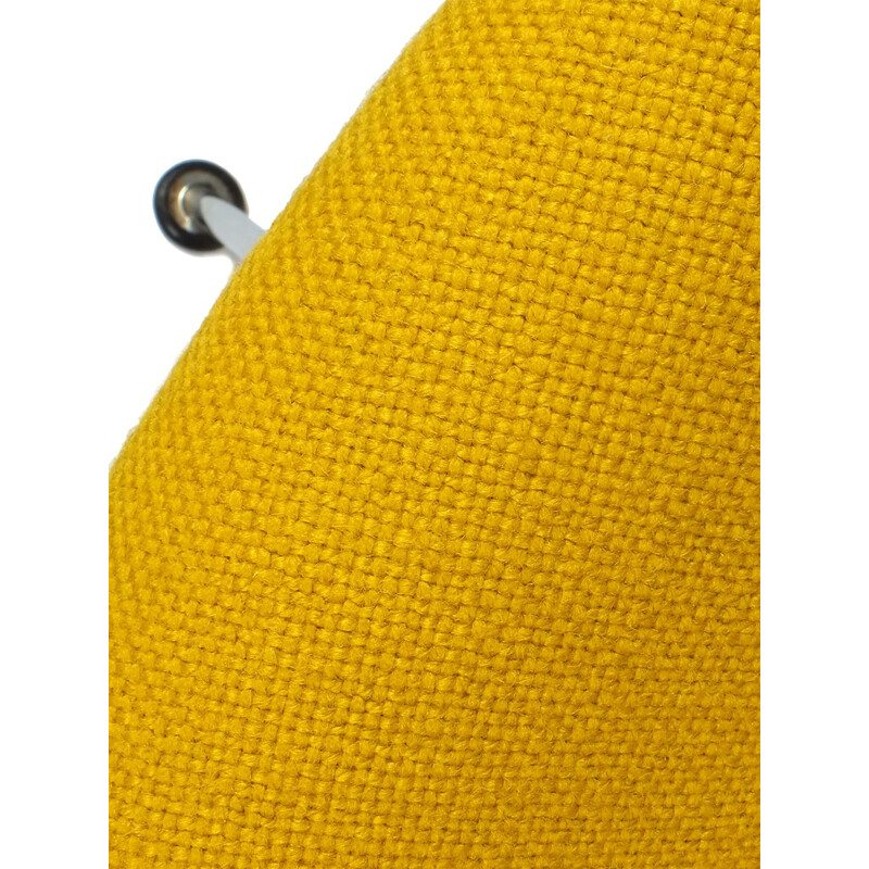 Orange Slice armchair in yellow fabric by Pierre Paulin for Artifort