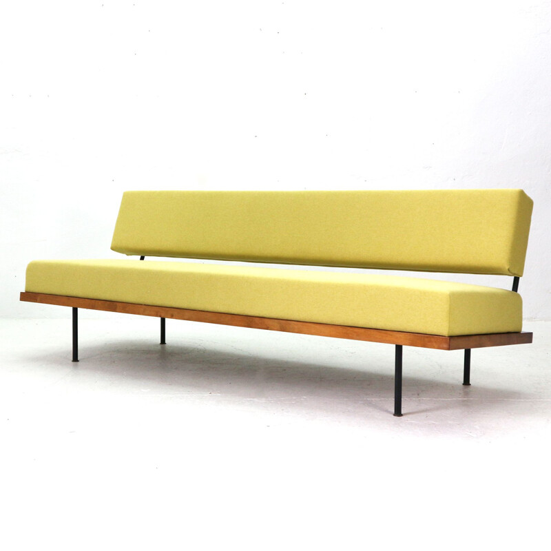 Canapé-lit jaune par Josef Pentenrieder