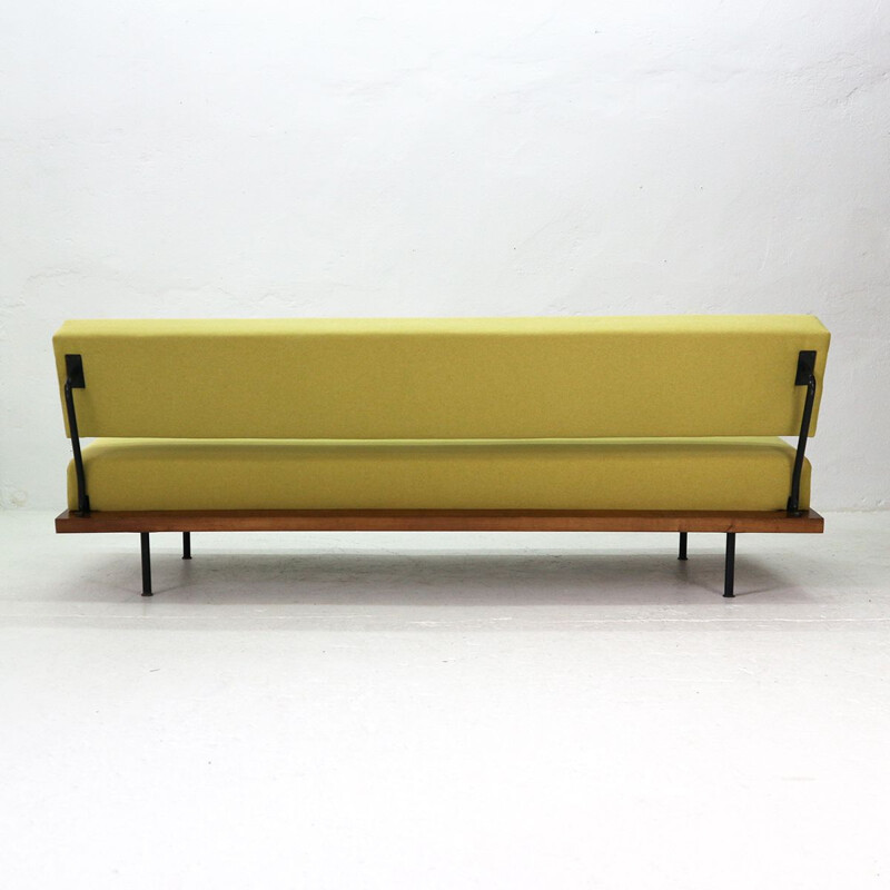 Canapé-lit jaune par Josef Pentenrieder