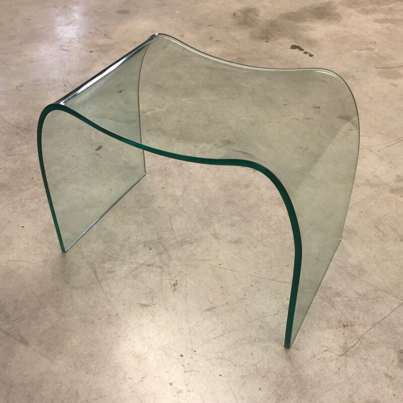 Ghost chair in glass by Fiam