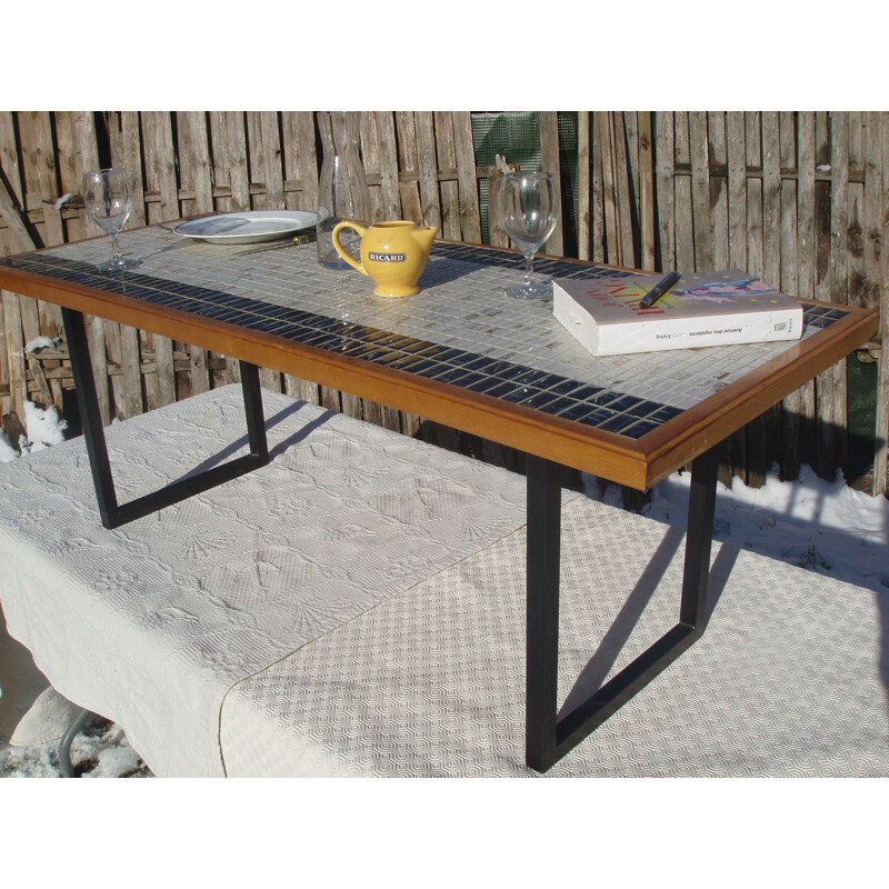Table basse rectangulaire en céramique