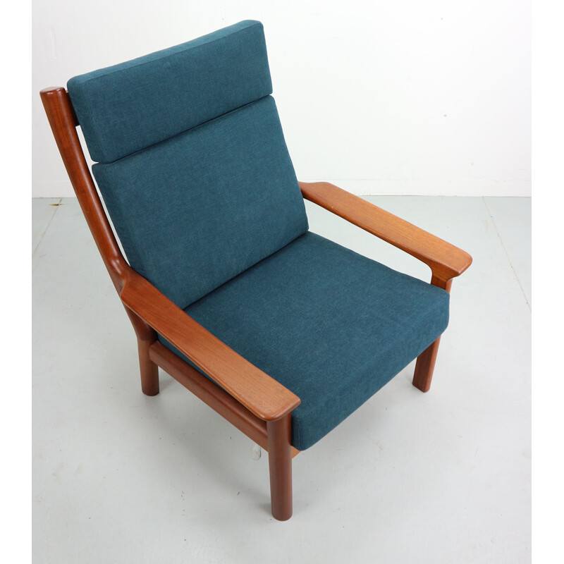 Vintage Danish armchair in teak by Juul Kristensen for Glostrup