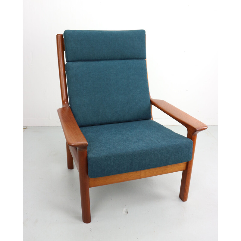 Vintage Danish armchair in teak by Juul Kristensen for Glostrup