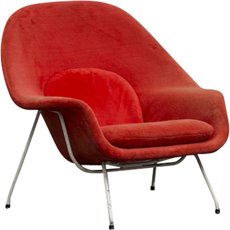 Vintage armchair Womb Chair by knoll