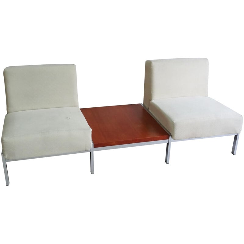 Set of "Samourai" low armchairs, Joseph-André Motte - 1960