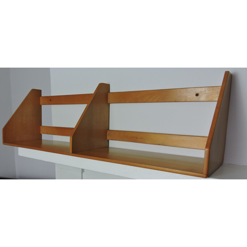 Vintage teak shelf by Hans Wegner 1950s