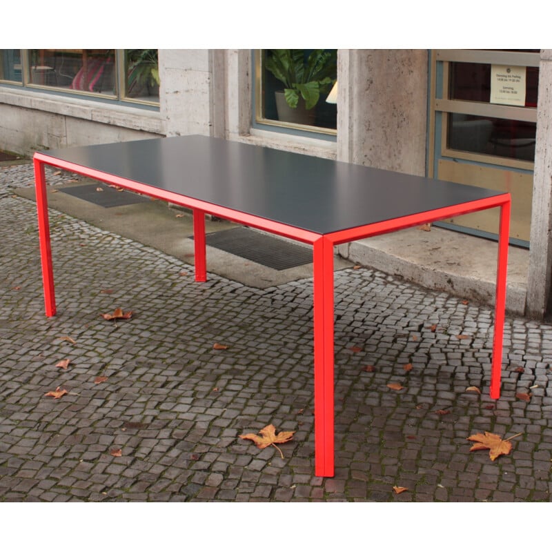 Scandinavian metal and laminate desk, Peter J. LASSEN - 1970s