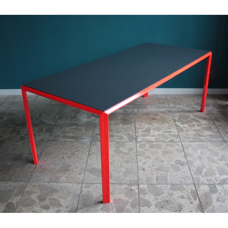 Scandinavian metal and laminate desk, Peter J. LASSEN - 1970s