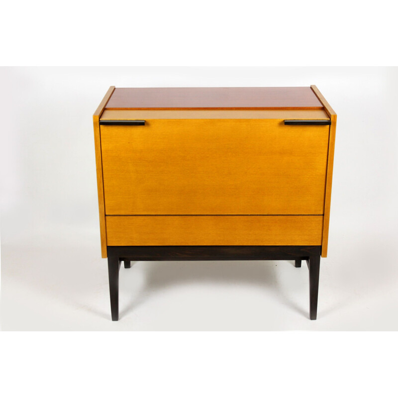 Vintage small sideboard for UP Bucovice in wood 1960