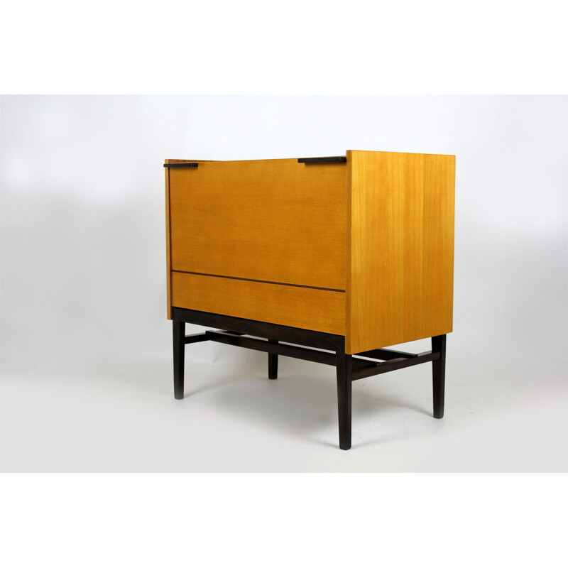 Vintage small sideboard for UP Bucovice in wood 1960