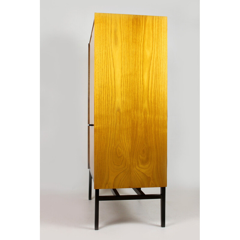 Vintage wardrobe for UP Bucovice in wood 1960