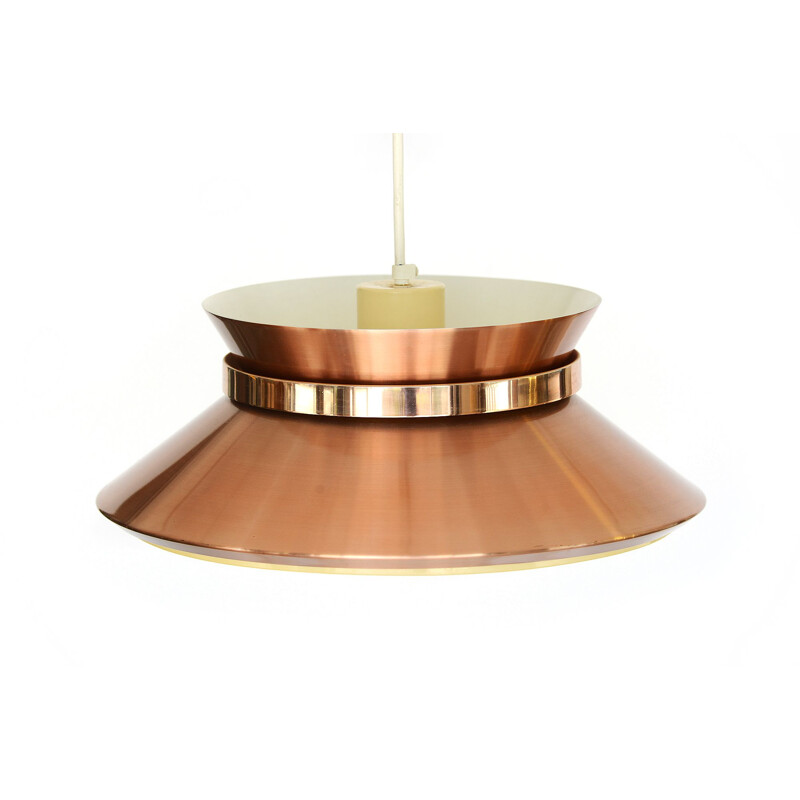 Vintage pendant lamp for Granhaga Metall in copper coloured aluminium