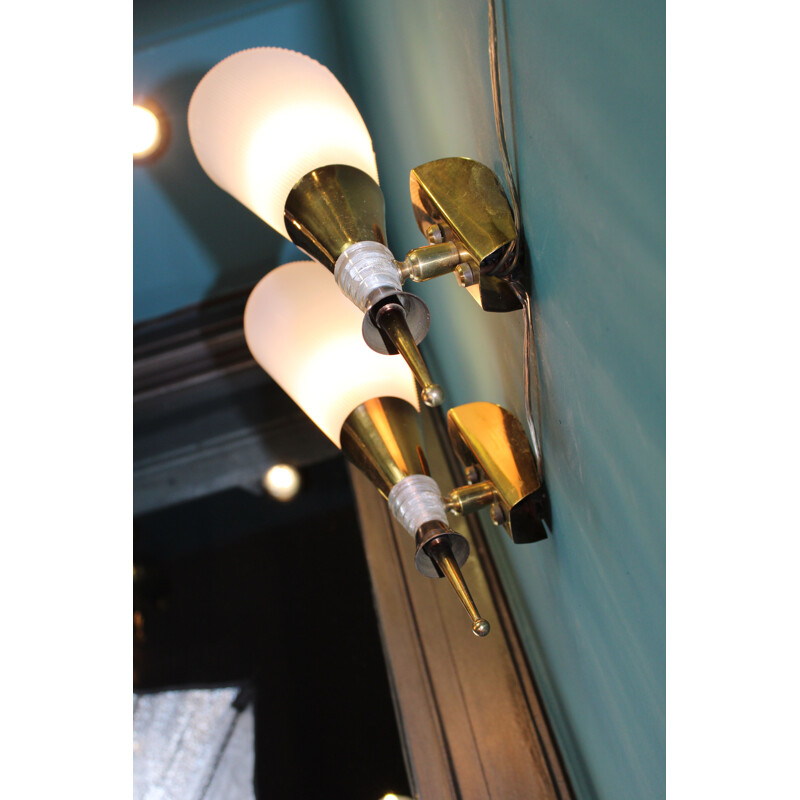 Pair of Midcentury Wall Sconces