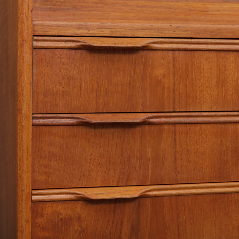 Vintage danish chest of drawers in teak 1960