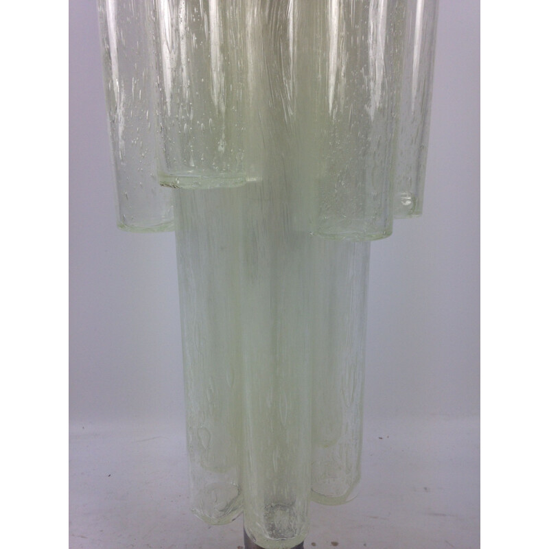 Vintage italian Murano glass Mazzega floor lamp by Carlo Nason