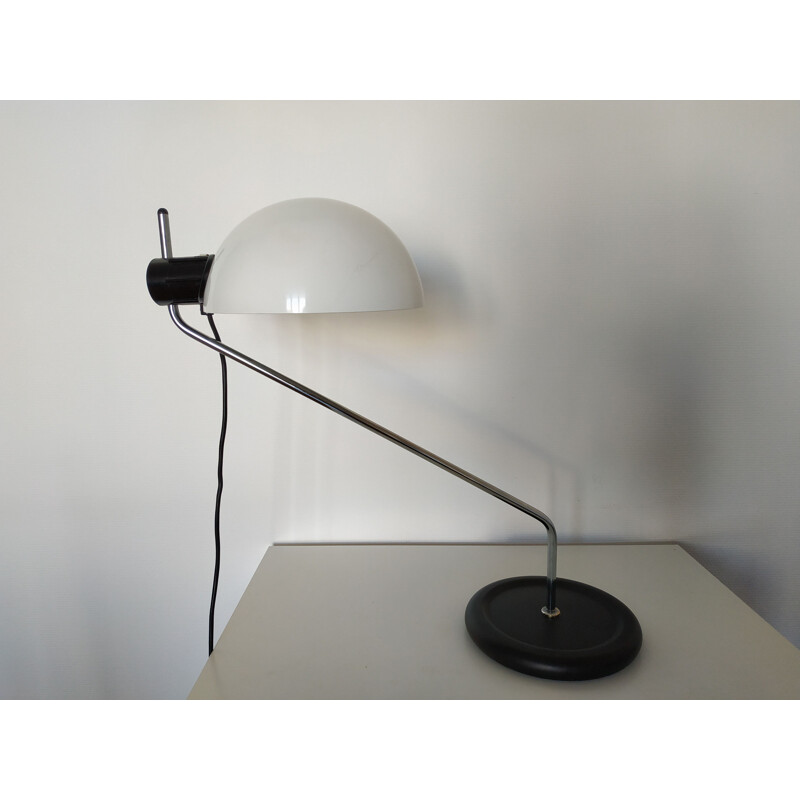 Vintage metal desk lamp by Harvey Guzzini