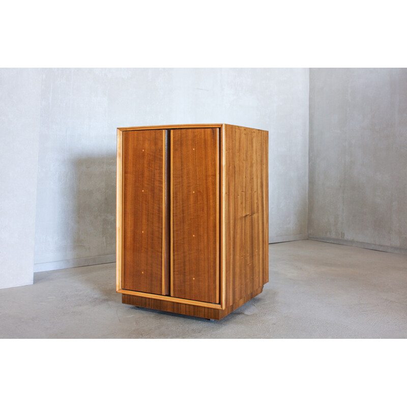 Vintage cabinet in walnut and beechwood