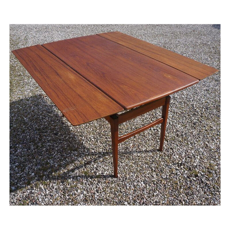 Vintage scandinavian teak modular table 1960