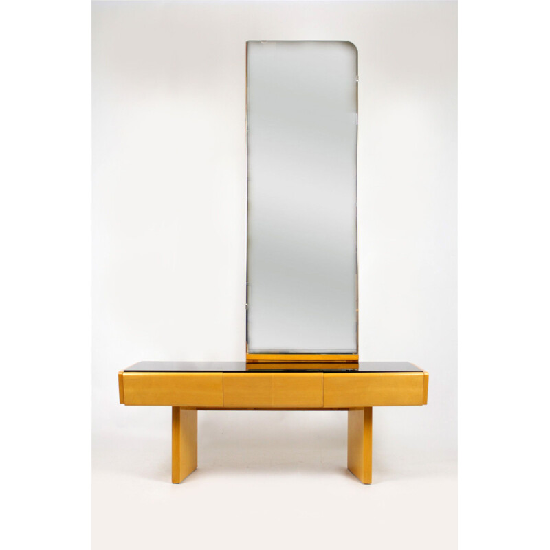 Vintage dressing table and its mirror 1960s