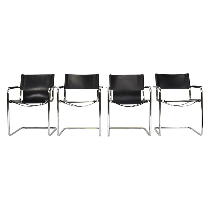 Set of 4 vintage chairs for Matteo Grassi